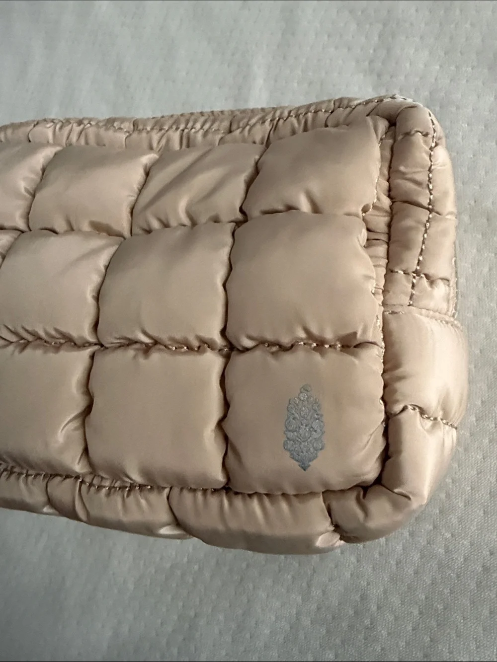 Free People Quilted Mini Case in Off White